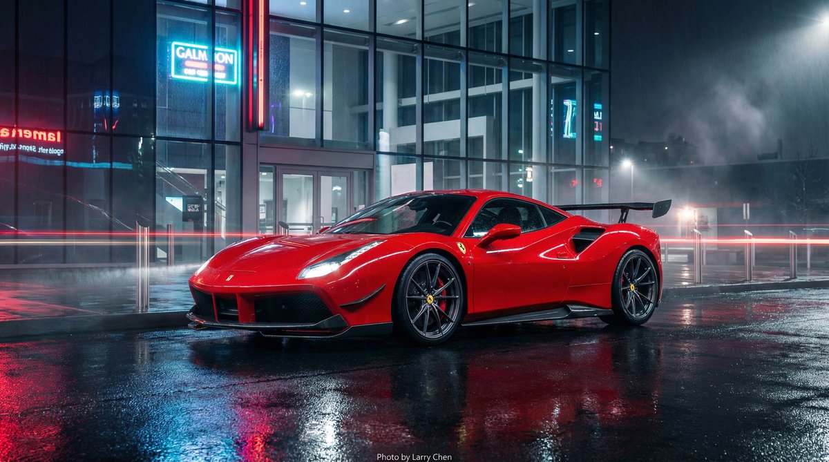 黄色仓库视频：法拉利488改装