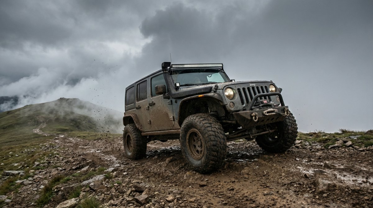 黄色仓库视频：Jeep牧马人越野